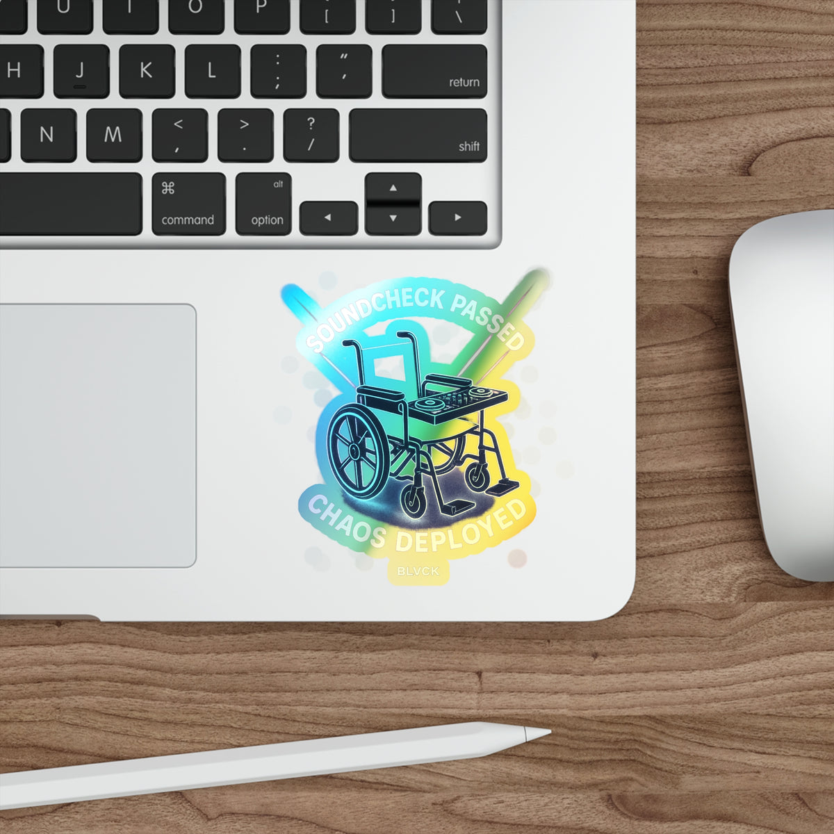 SOUNDCHECK PASSED // BLVCK Holographic Sticker